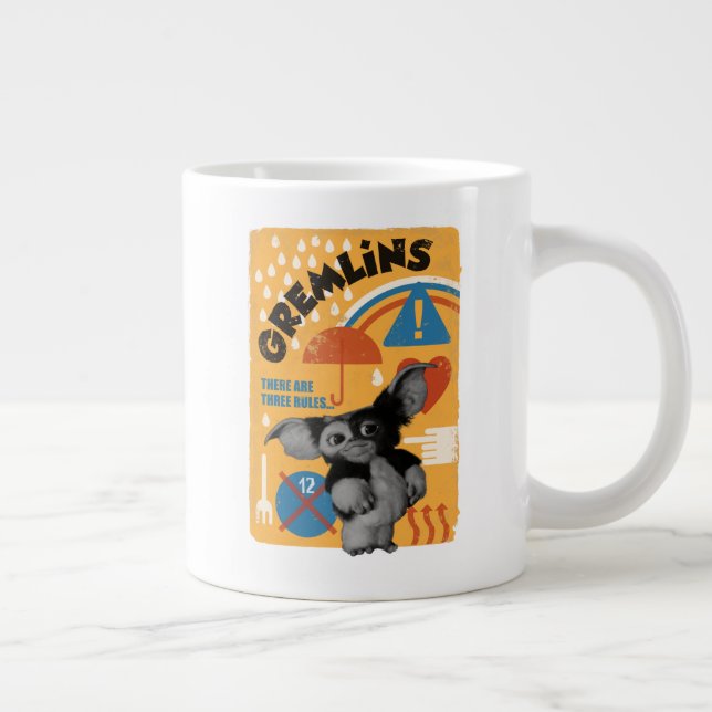 Grande Tasse Gizmo | Il Y A Trois Règles (Droite)