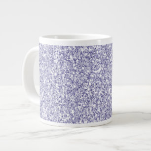 Grande Tasse Glam Lavender Lilac Purple Parties scintillant    