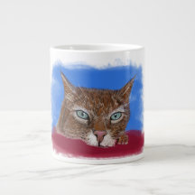 Gobelet de Jumbo avec un joli motif de chat