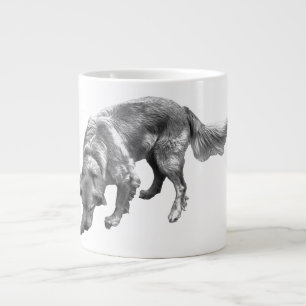 Grande Tasse Golden Retriever avec Expression Enjouée
