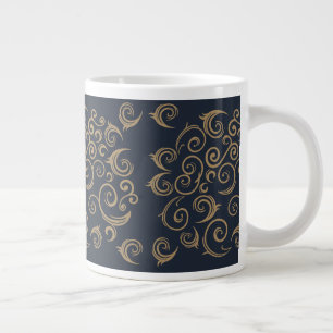 Grande Tasse Golden Swirls