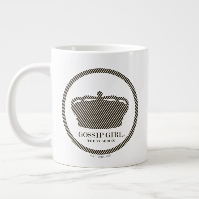Grande Tasse Gossip Girl TV Series Crown Icon (Gauche)