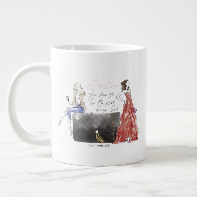 Grande Tasse Gossip Girl - Vous Savez Que Vous M'Aimez (Gauche)