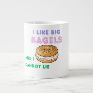 Grande Tasse Grand Bagels Chemise Drôle de Petit Déjeuner