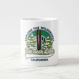 Grande Tasse Grand lac Big Bear Californie logo ski