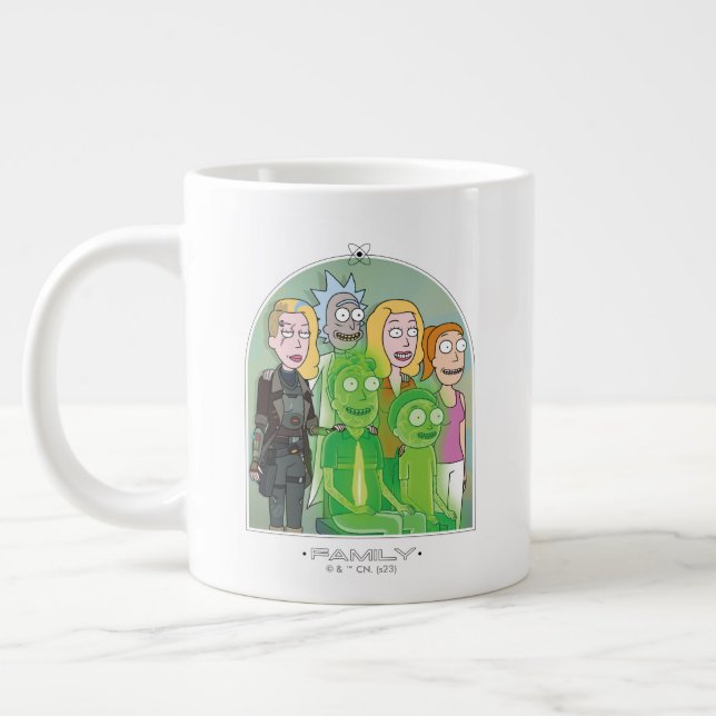 Grande Tasse Graphique de la famille Rick et Morty (Gauche)