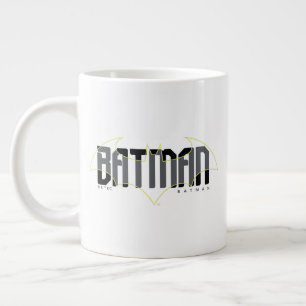 Grande Tasse Graphique de nom haute technologie Batman