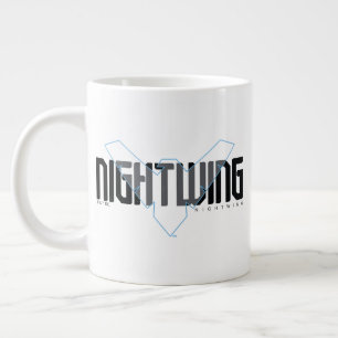 Grande Tasse Graphique de nom high-tech Nightwing