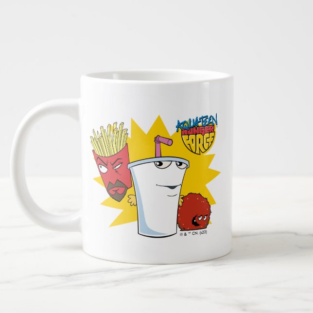 Grande Tasse Graphique explosif de la force de la faim des Ados (Gauche)