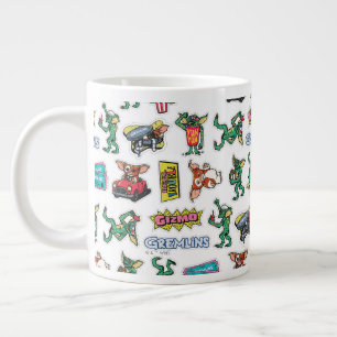 Grande Tasse Gremlins™ Autocollants Drôles Motifs