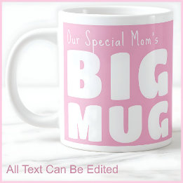 Grande Tasse Grosse nouveauté rose C90 et blanche pour maman sp