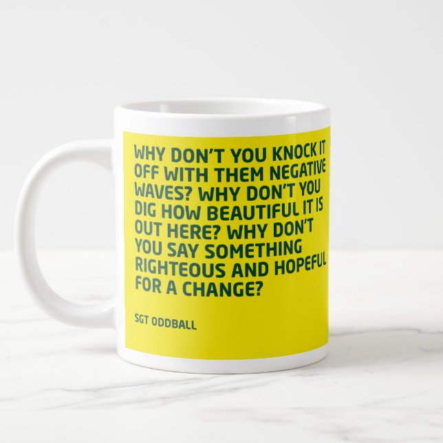 Grande Tasse Grosse vague négative muqueuse (Gauche)