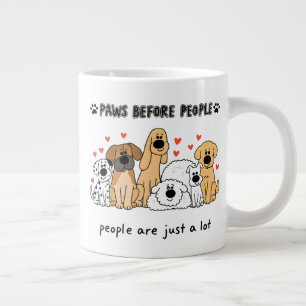Grande Tasse Groupe de famille de chiens mignons pour les maman