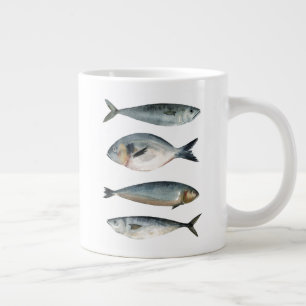 Grande Tasse Groupe des quatre poissons