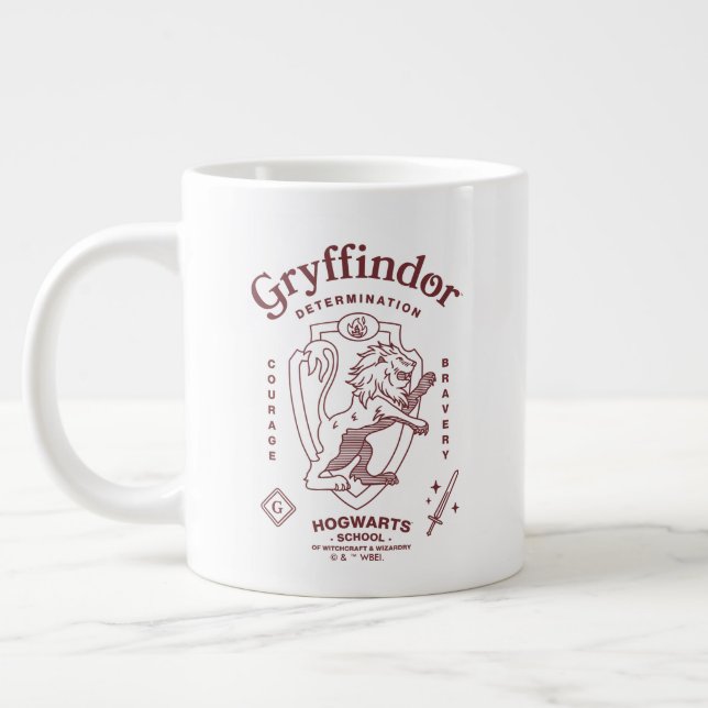 Grande Tasse GRYFFONDOR™ Détermination Courage Bravoure Armoiri (Gauche)