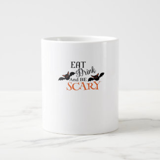Grande Tasse Halloween Bats Be Scary Funny Meme