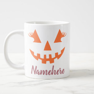 Grande Tasse Halloween Citrouille Jack-o'-lantern fille personn