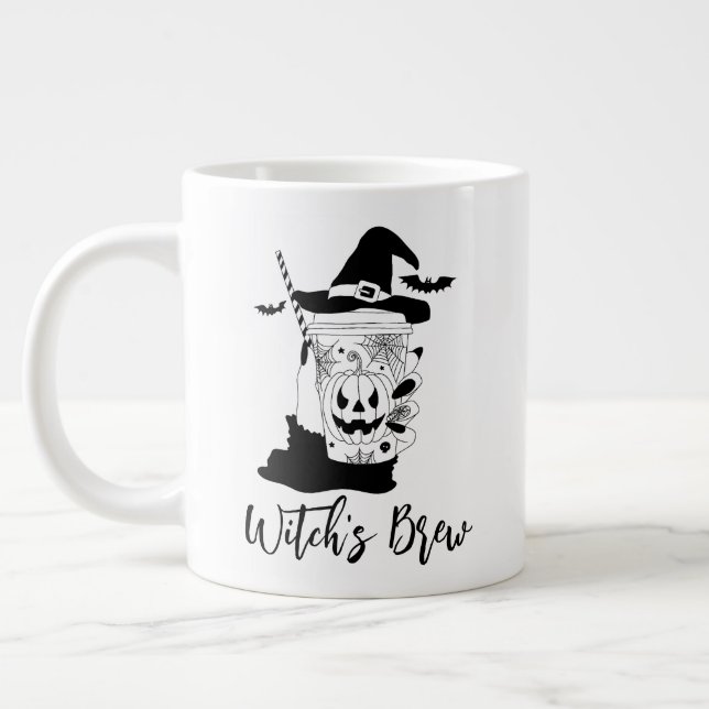 Grande Tasse Halloween de la sorcière (Gauche)