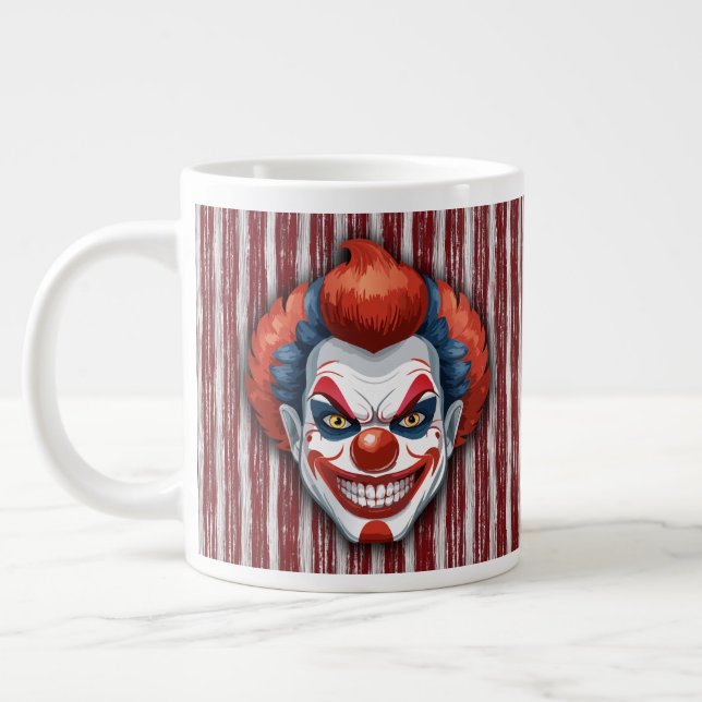 Grande Tasse Halloween du Carnaval de Clown déplaisant (Gauche)