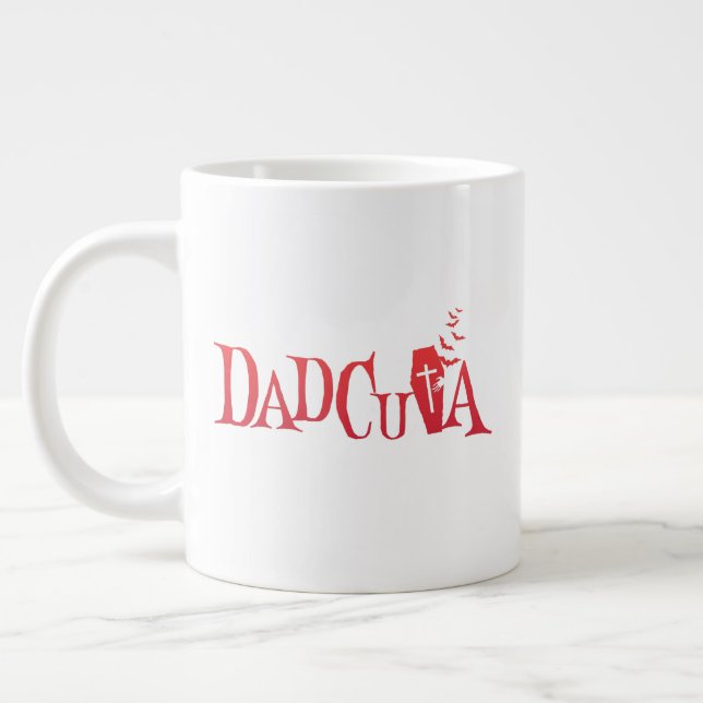 Grande Tasse Halloween Famille Correspondant Papa Dadcula Dracu (Gauche)