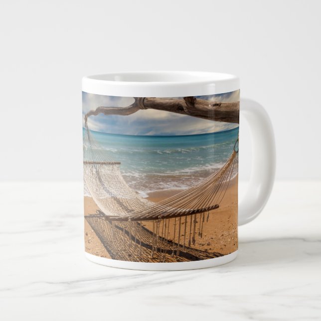 Grande Tasse Hamac sur le rivage (Devant droit)
