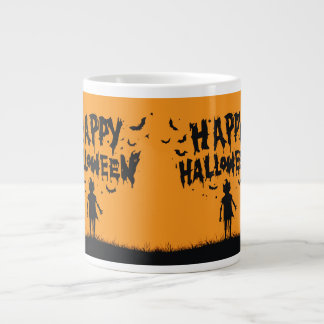 Grande Tasse Happy Halloween:Mug with Mysterious Silhouette