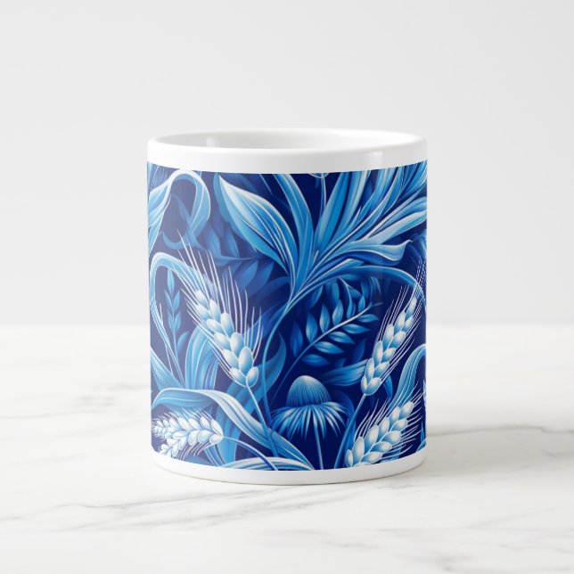 Grande Tasse Harmonie des Grains verts et des Plantes (Devant)