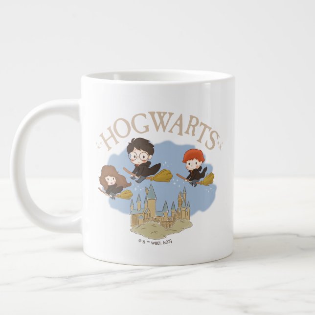 Grande Tasse HARRY POTTER™, Hermione & Ron Fly Over HOGWARTS™ (Gauche)