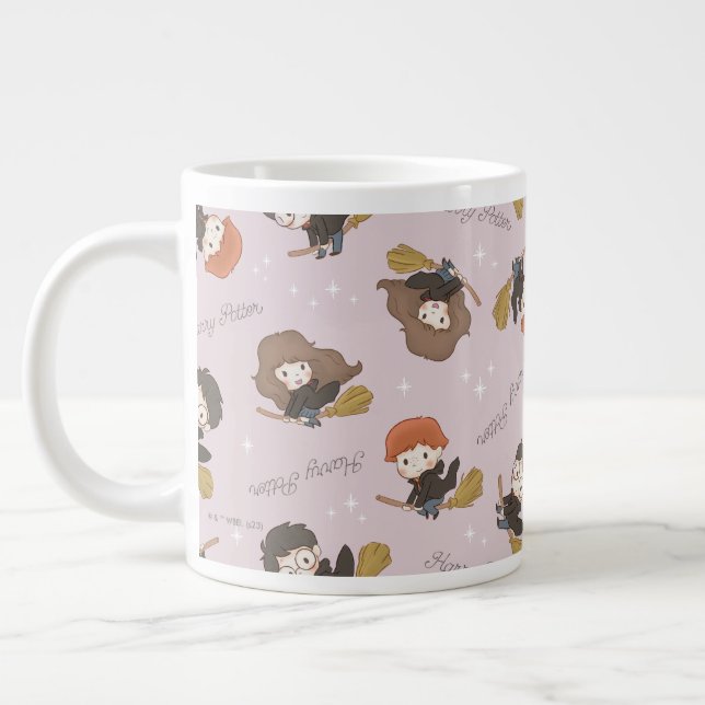 Grande Tasse HARRY POTTER™, Hermione & Ron Flying Motif (Gauche)