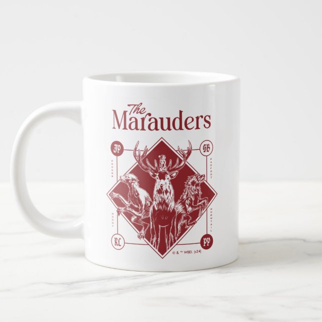 Grande Tasse HARRY POTTER™ Les Marauders Animagus Graphisme (Gauche)