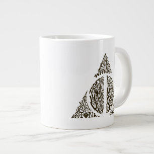 Grande Tasse Harry Potter Sortilège   RELIQUES DE LA MORT Typog