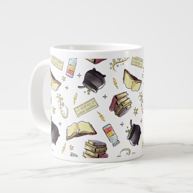 Grande Tasse HARRY POTTER™ Spects & Books Motif (Devant gauche)