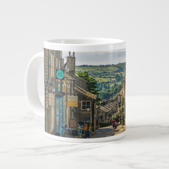 Grande Tasse Haworth Yorkshire Dales Pittoresque pittoresque (Devant gauche)