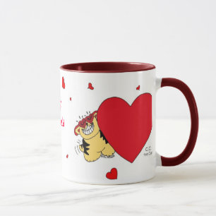 GRANDE tasse HEARTED de CAT Valentine