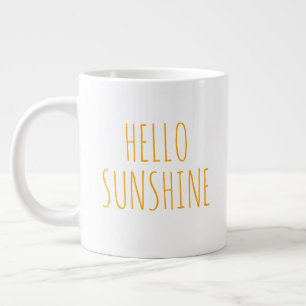 Grande Tasse "Hello Sunshine" Simple Farmhouse moderne