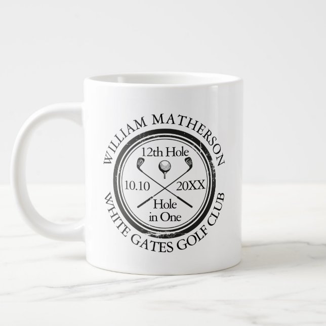 Grande Tasse Hole in One Classic Personalized Golf (Gauche)