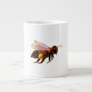 Grande Tasse Honey Bee Flying