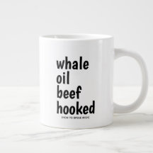 Huile de baleine Hook Black Typography Funny Irish