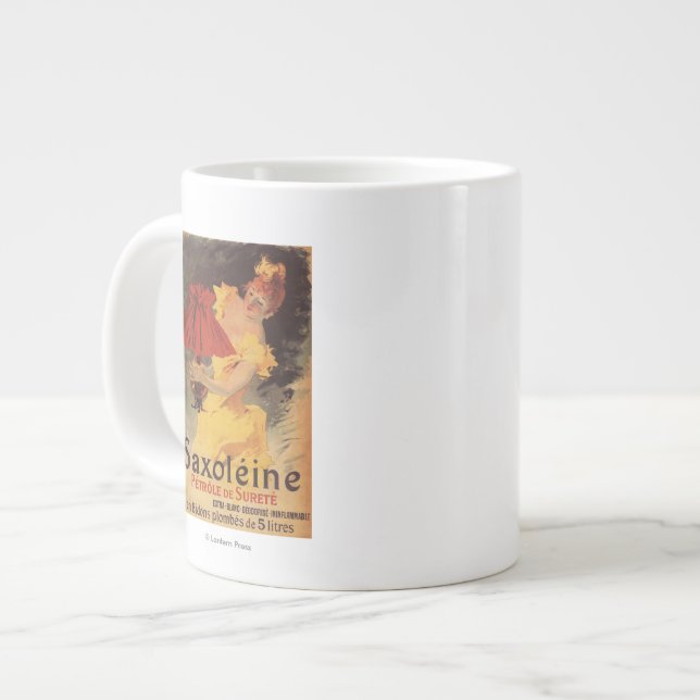 Grande Tasse Huile de lampadaire de saxoléine Lampshade rouge (Devant gauche)