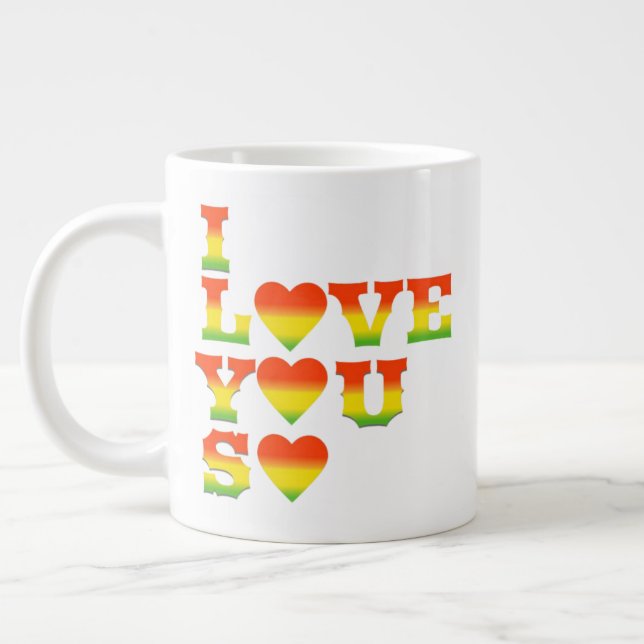 GRANDE TASSE I FEEL LOVE FOR YOU (Gauche)