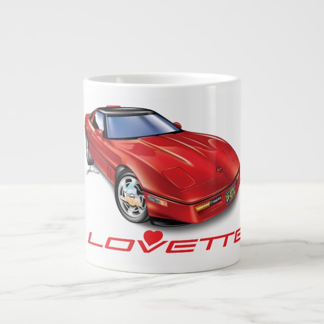 GRANDE TASSE I LOVETTE UNIQUE CONCEPTION DE VOITURE (Devant)