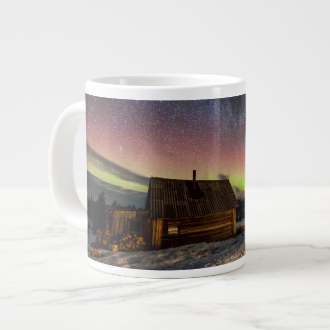 Grande Tasse Ice & Snow | Aurora Polaris Murmansk, Iceland (Devant gauche)