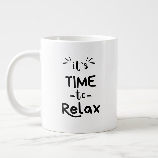 Grande Tasse "Il est temps de se détendre" Boug de spécialités (Gauche)