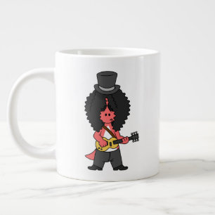 Grande Tasse Illustration D'Un Allosaurus Habillé En Étoile Roc