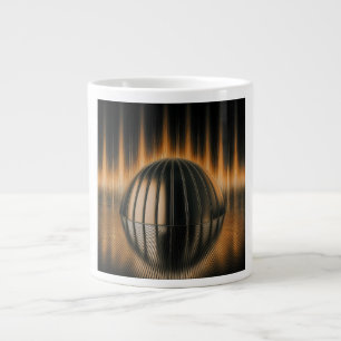 Grande Tasse Image Fantastique Demi-dôme de Bronze sur une Surf