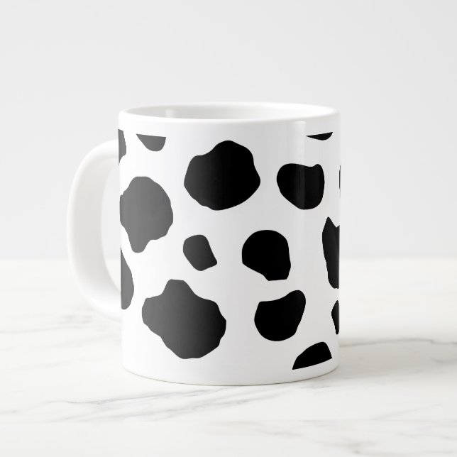 Grande Tasse Impression De Vache, Motif De Vache, Spots De Vach (Devant gauche)