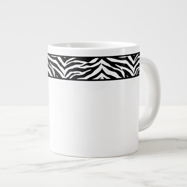 Grande Tasse Impression Jumbo Mug-Zebra (Devant droit)