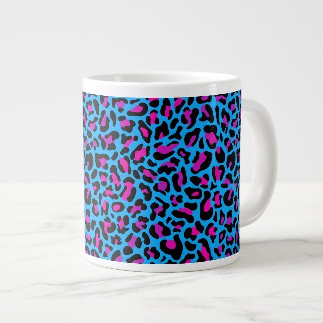 Grande Tasse Impression léopard (Devant droit)