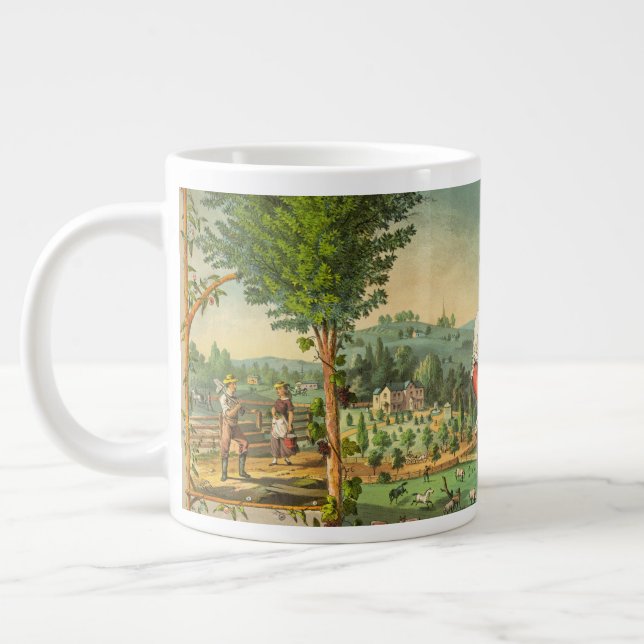 Grande Tasse Impression promotionnelle Pour Membres Grange (Gauche)