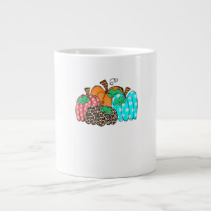 Grande Tasse Imprimé graphique de léopard de citrouille pour fe